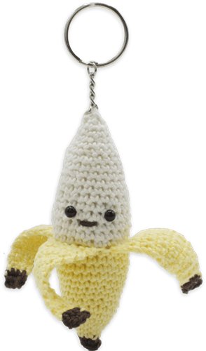Hardicraft Haakpakket Tassenhanger Banaan 12 cm
