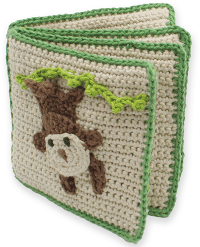 Hardicraft Haakpakket Zacht Boekje Jungle 12x11 cm