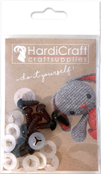 Hardicraft Sicherheitsaugen 10 mm 10 Stück