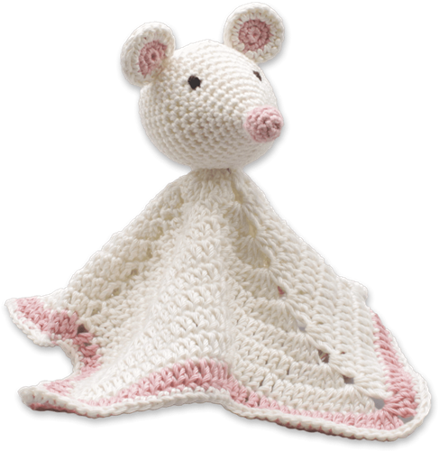 Hardicraft Haakpakket Knuffeldoekje Muis 28 cm