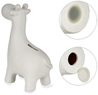 Pincello Ceramic Piggy bank Giraffe 13.2x6.8x16.2 cm-2