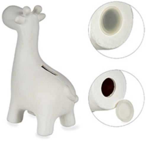 Pincello Ceramic Piggy bank Giraffe 13.2x6.8x16.2 cm-2