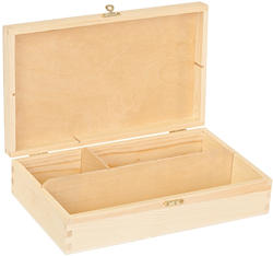 Wooden drawing box 27x16x6.5 cm