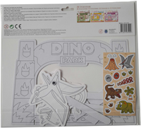 Bausatz Bauen Sie Ihr eigenes Theater 30,5 x 27,7 cm Dinosaurier-2