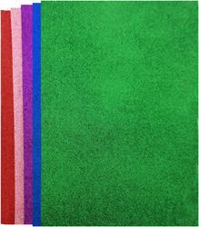 EVA Foam Glitter Multicolored A2 5 sheets