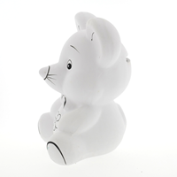 Pincello Ceramic Piggy bank Mouse 9 cm-3