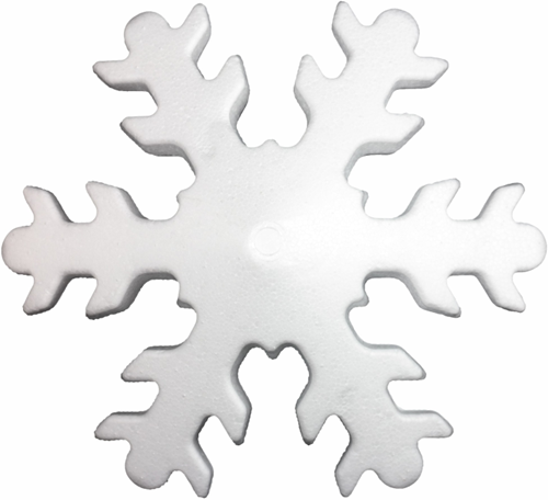 Styropor Sneeuwvlok open