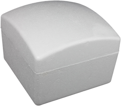 Styropor Doos Vierkant 13,5x13,5x8 cm