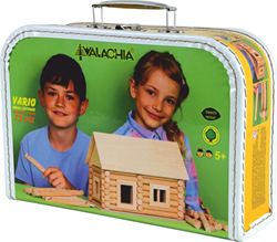 Vario 72 Suitcase Wooden Building Set