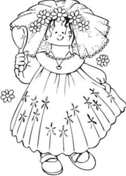 Marianne Design HM9413 Braut mit Spiegel