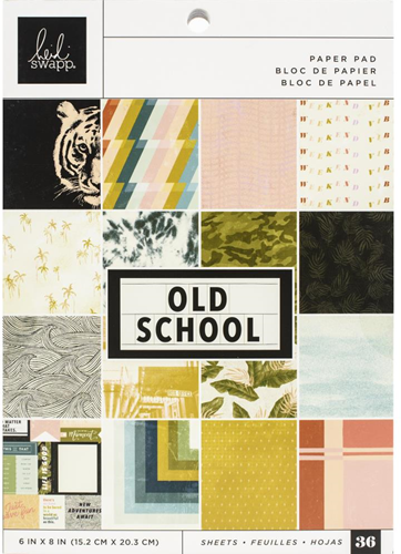 Heidi Swapp Paper block 15.2x20.3 cm Old School
