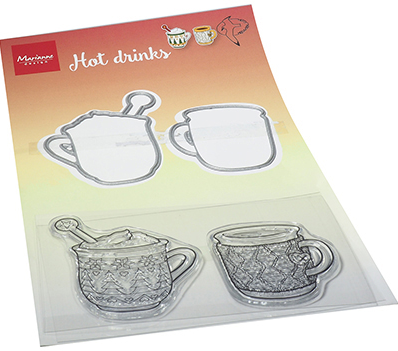 Marianne Design HT1666 Hetty's Hot Drinks 46x56 mm