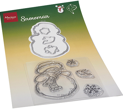 Marianne Design HT1667 Hetty's Snowman 54x86 mm