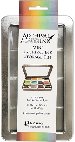 Ranger Archival Ink Storage Tin Klein