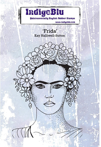 IndigoBlu Rubber Stamp Frida Kalo A6
