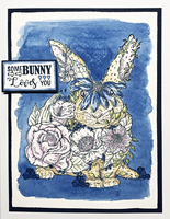 IndigoBlu Rubberen Stempel Bunny Rabbit A5-3