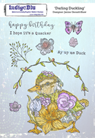 IndigoBlu Rubberen Stempel Darling Duck A5