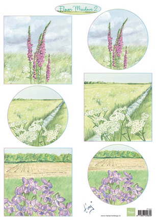 Marianne Design IT602 Knipvel Tiny's Flower Meadow 2 A4