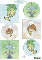 Marianne Design IT604 Knipvel Tiny's Birds Feeding A4