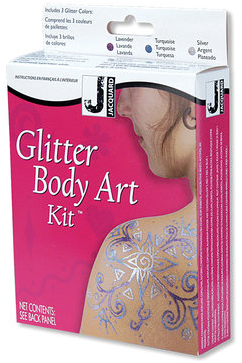 Jacquard Glitter Body Art Kit