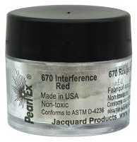 Jacquard Pearl Ex Pigment Interferentie Rood 3 gr
