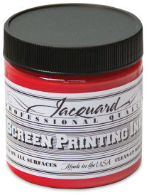Jacquard Zeefdruk Inkt 118 ml Fel Rood