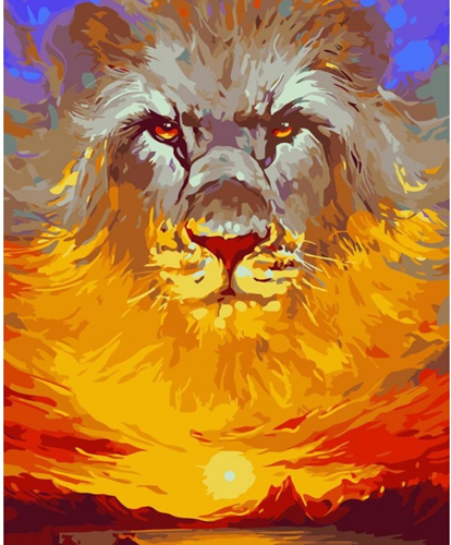 Wizardi Schilderen op Nummer Narnia 40x50 cm