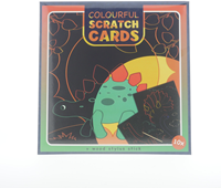 Wins Krasfolie Set 20x20 cm Dinosaurussen