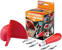 Essdee Linosnede Safety Guard Set 5 Cutters-3