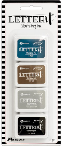 Ranger Letter It Stempel Inkt Set 4,5x3,5 cm