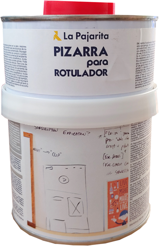 La Pajarita Zweikomponenten-Kreidefarbe Weiß