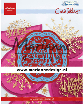 Marianne Design LR00619 Anja's Winter Wensen 7x6,75 cm