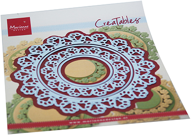 Marianne Design LR0754 Paw Prints Circle 113x76 mm