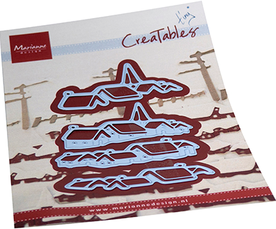 Marianne Design LR0777 Tiny's Snowy Village 65x15 mm