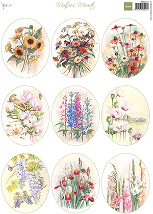 Marianne Design Veldboeket Ovalen A4