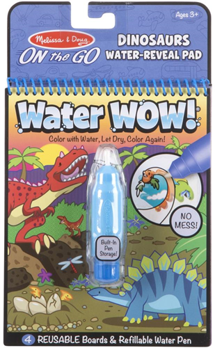 Melissa & Doug Water Wow! Herbruikbaar Kleurboek Dinosaurussen