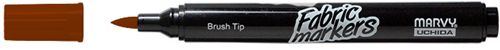 Marvy Uchida Textile Marker Brush Brown