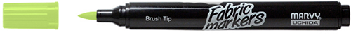 Marvy Uchida Textielstift Brush Lime