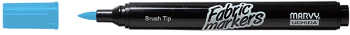 Marvy Uchida Textielstift Brush Neon Blauw