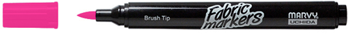 Marvy Uchida Textielstift Brush Neon Roze