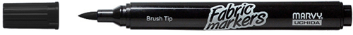 Marvy Uchida Textielstift Brush Zwart