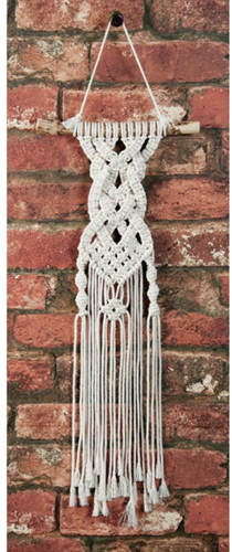 Solid Oak Macramé Kit Keltische Vlecht 12x50 cm