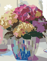 Rosa Start Paint by Number Hydrangeas 35x45 cm