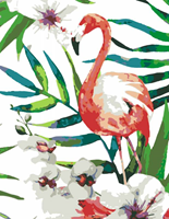 Rosa Start Paint by Number Tropical Flamingo 35x45 cm
