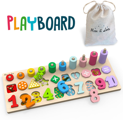 Max & Lea Houten Spel Bord