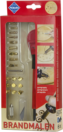 Pebaro Holzbrenner-Set Deluxe, 20 Aufsätze