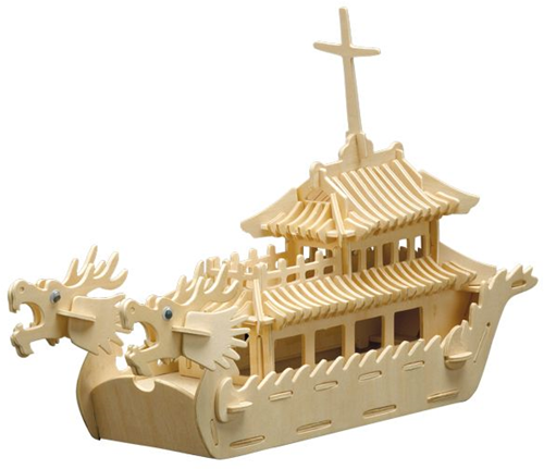 Pebaro Houten Bouwset Drakenboot