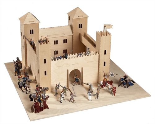Pebaro Houten Bouwset Kasteel 42x50x53 cm