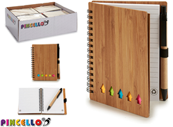 Pincello Bamboo Notebook 14.5x11 cm
