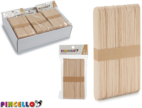 Pincello Ice cream sticks 15x1.6 cm 50 pieces